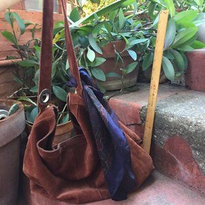Vintage suede bag
